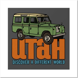 Vintage Utah Off Road Posters and Art